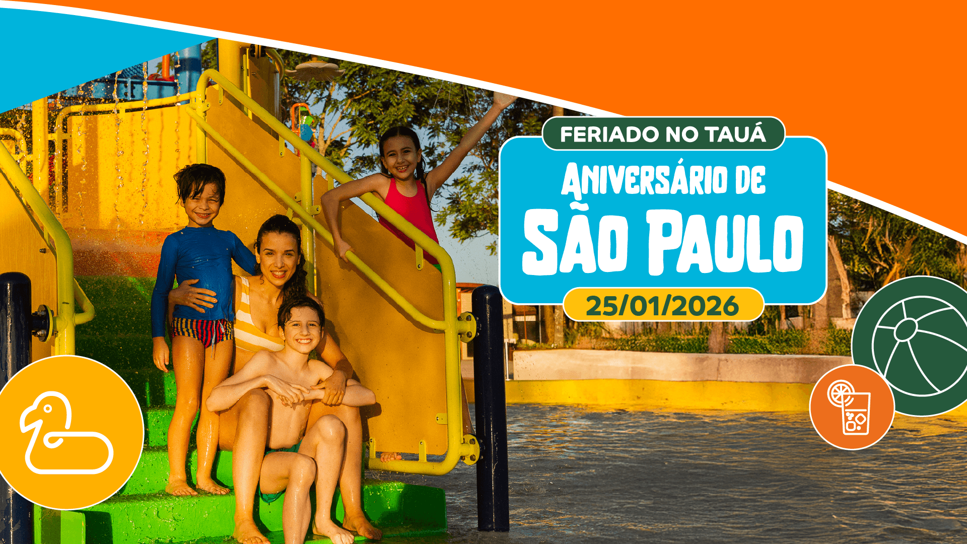 Aniversário de São Paulo no Tauá Atibaia
