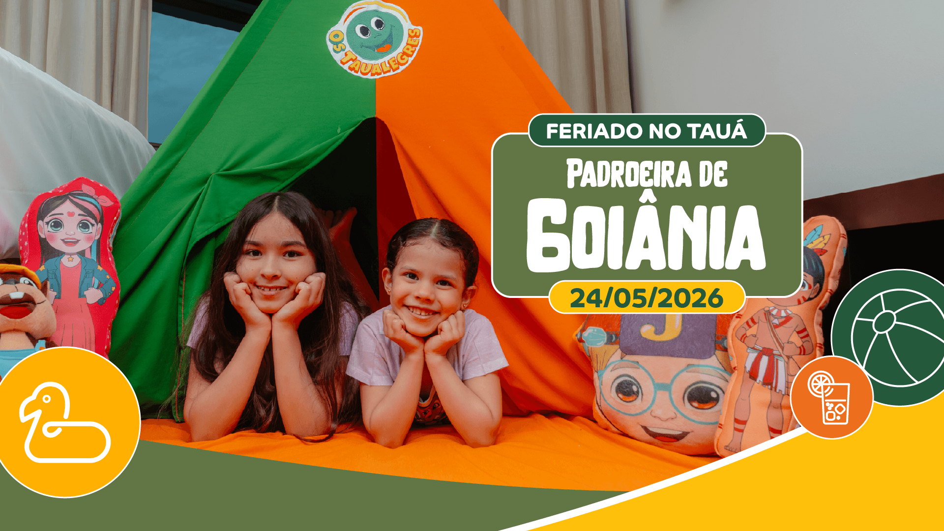 Feriado Padroeira de Goiânia no Tauá Alexânia