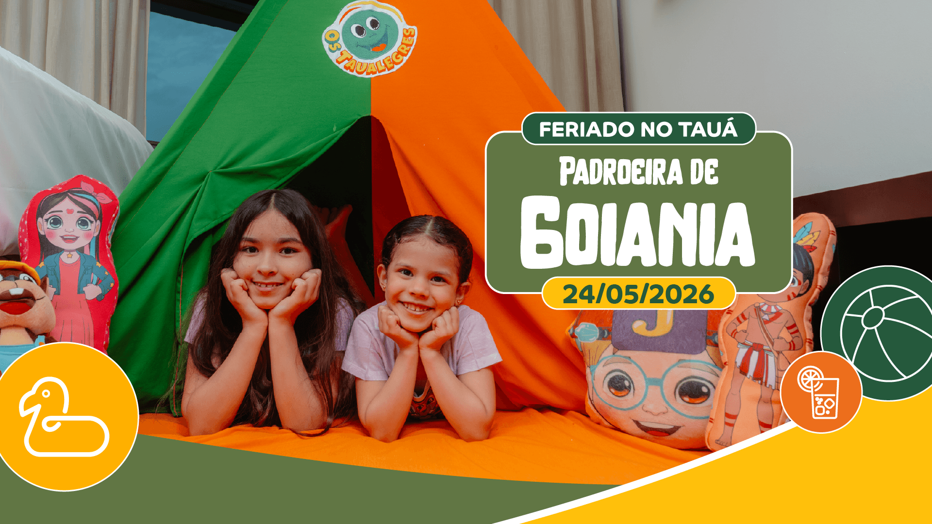 Feriado Padroeira de Goiânia no Tauá Alexânia