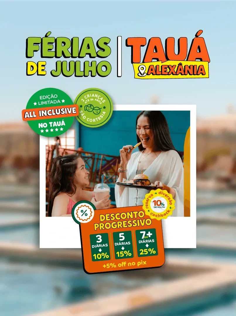 Férias de julho Tauá Alexania