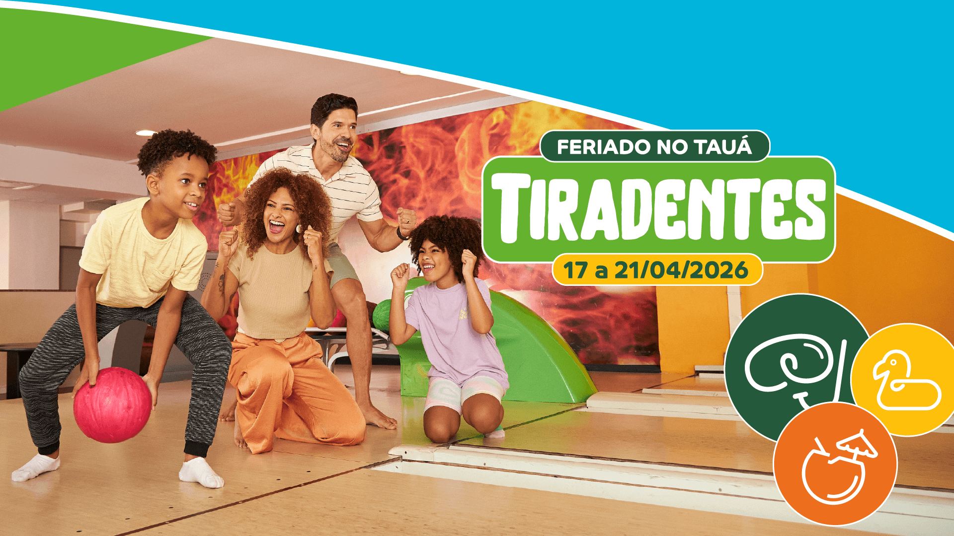 Feriado de Tiradentes no Tauá Caeté