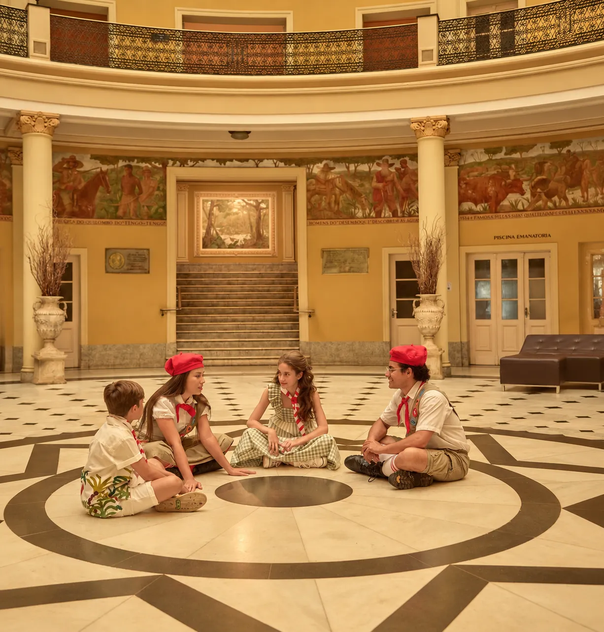 contação de história na mandala com os aventureiros