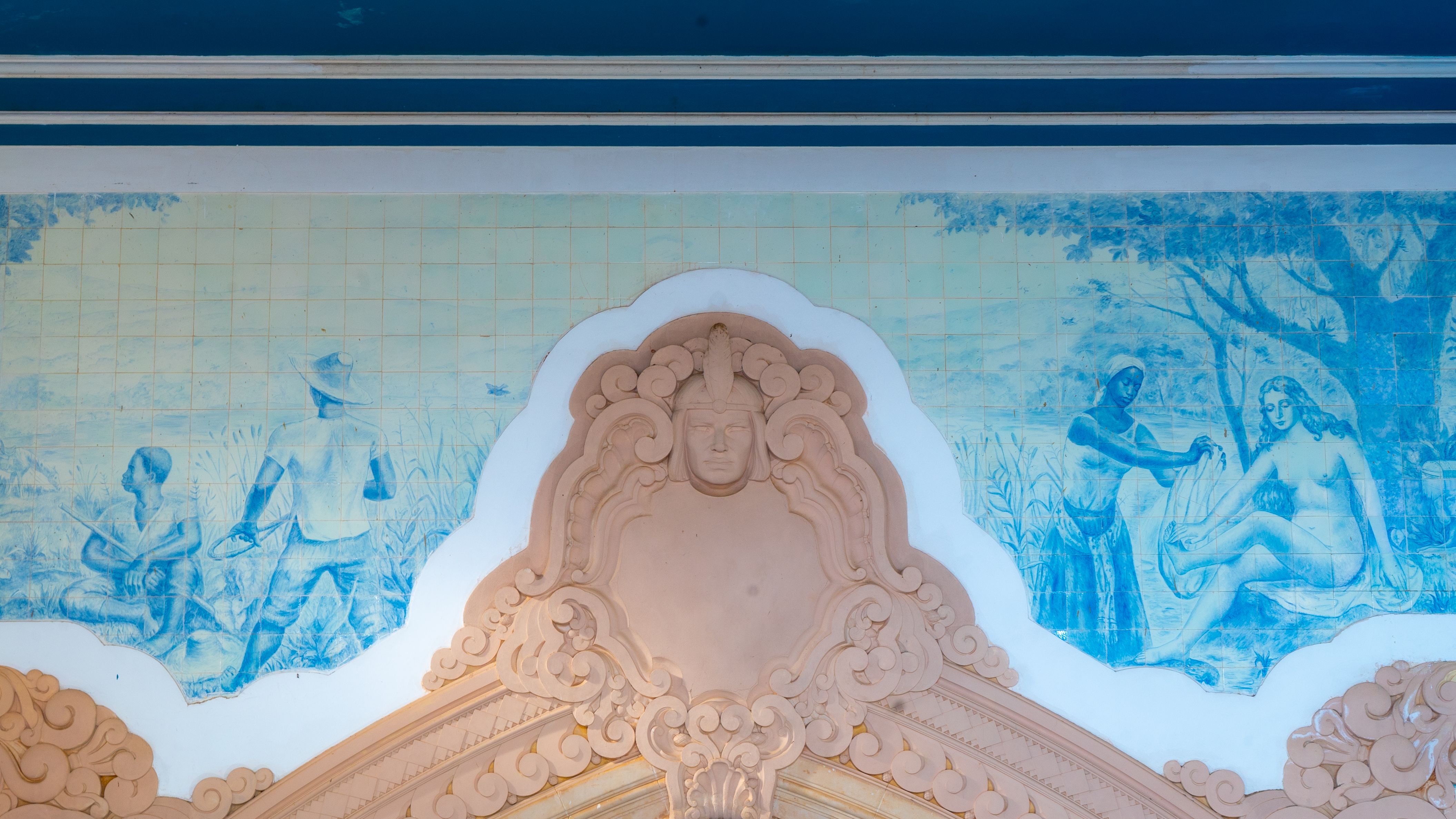 detalhe da entrada das termas