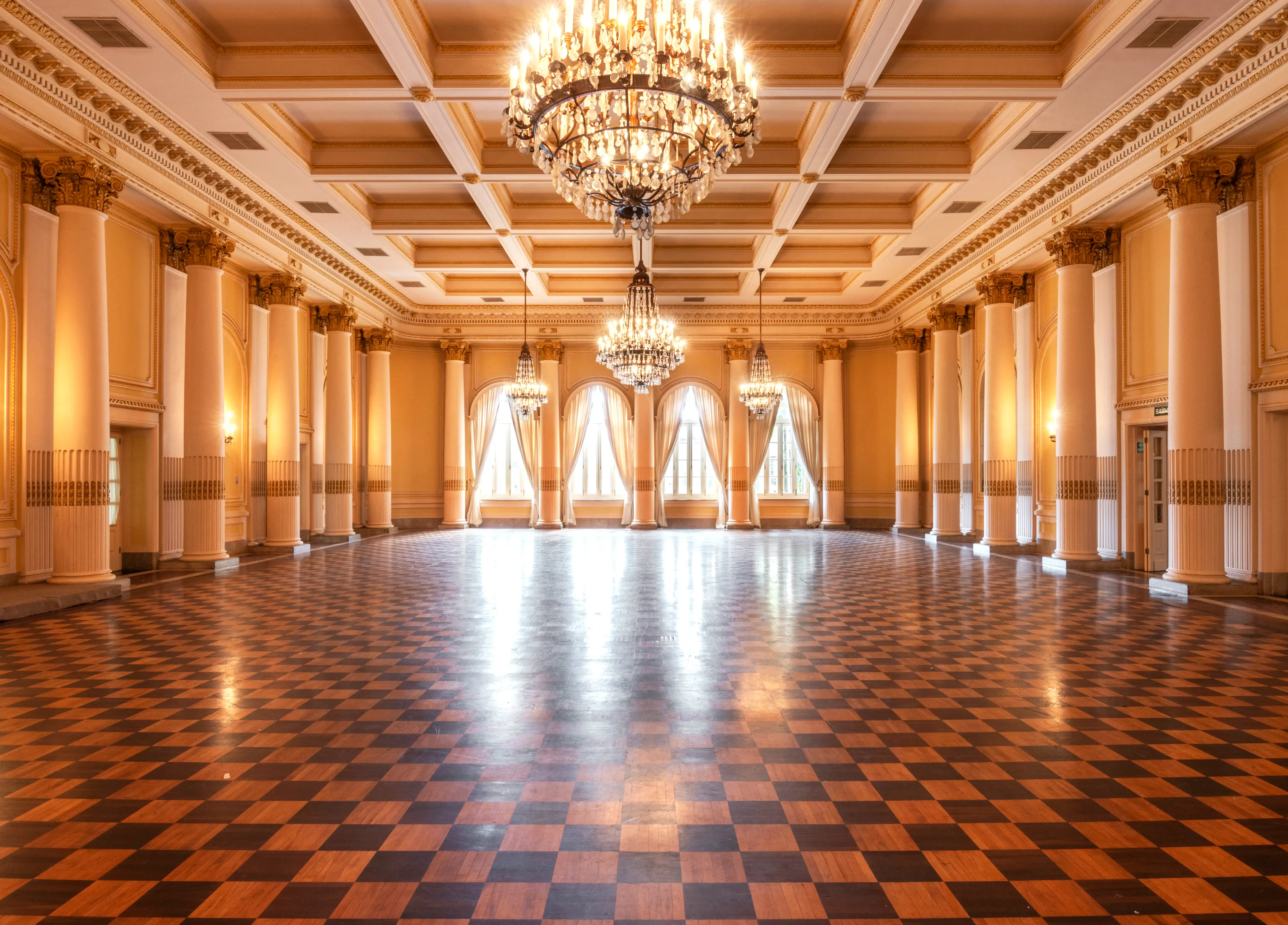 vista ampla salão minas gerais