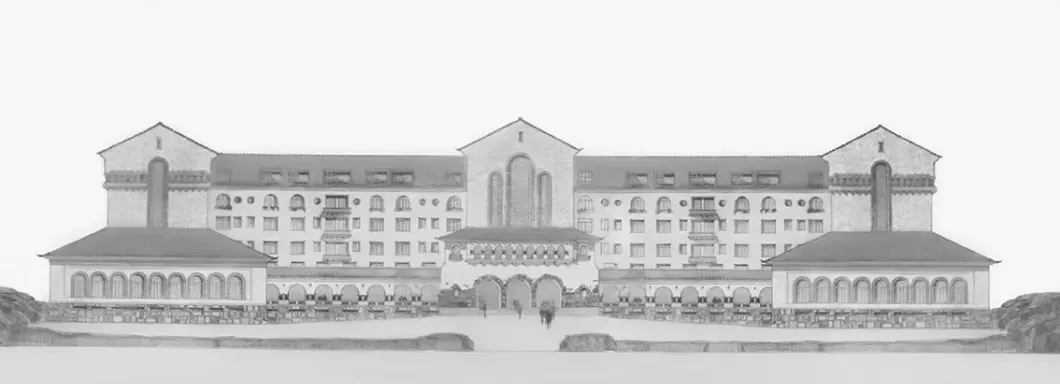desenho do Grande Hotel