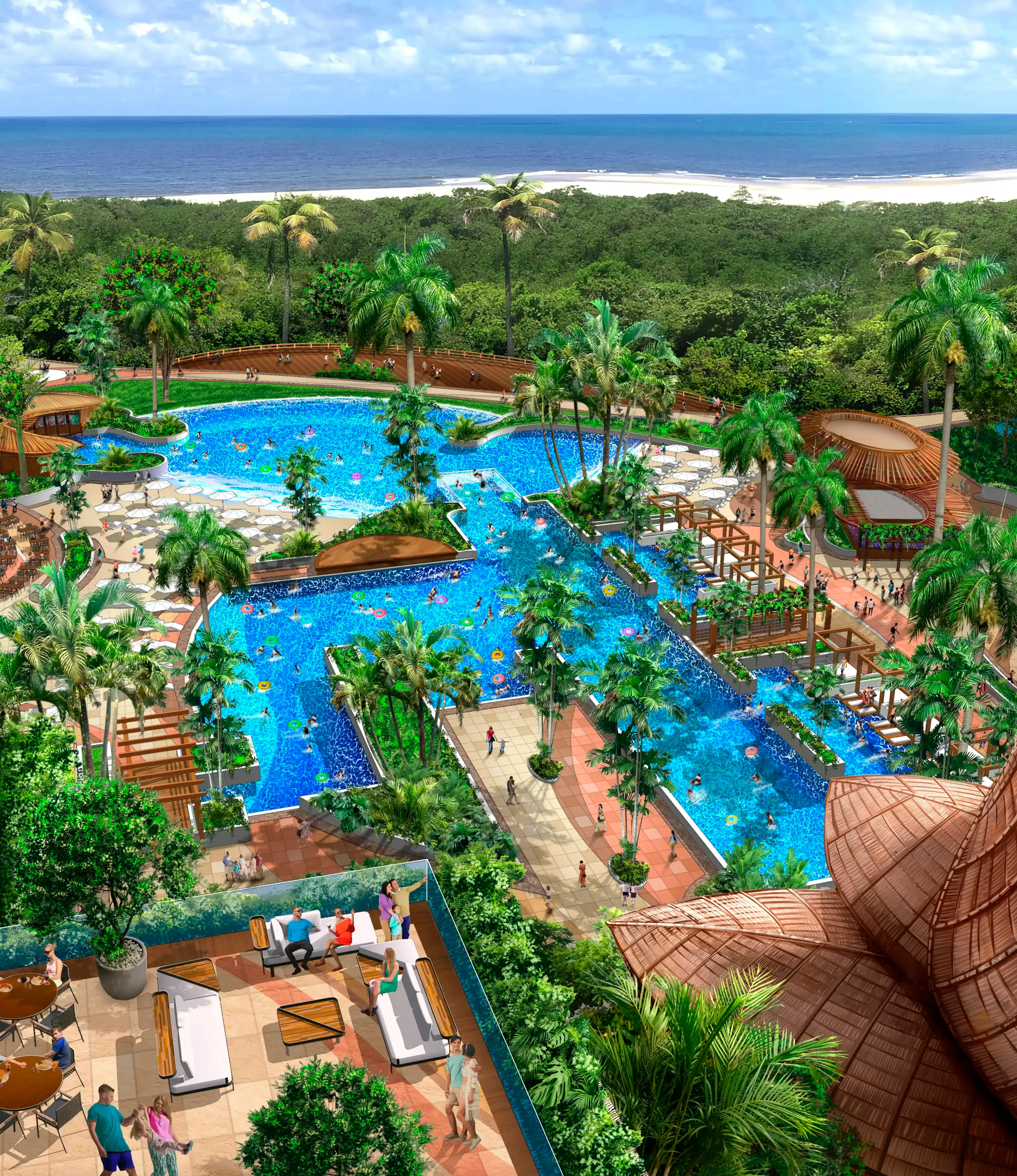 vista aérea piscina João Pessoa