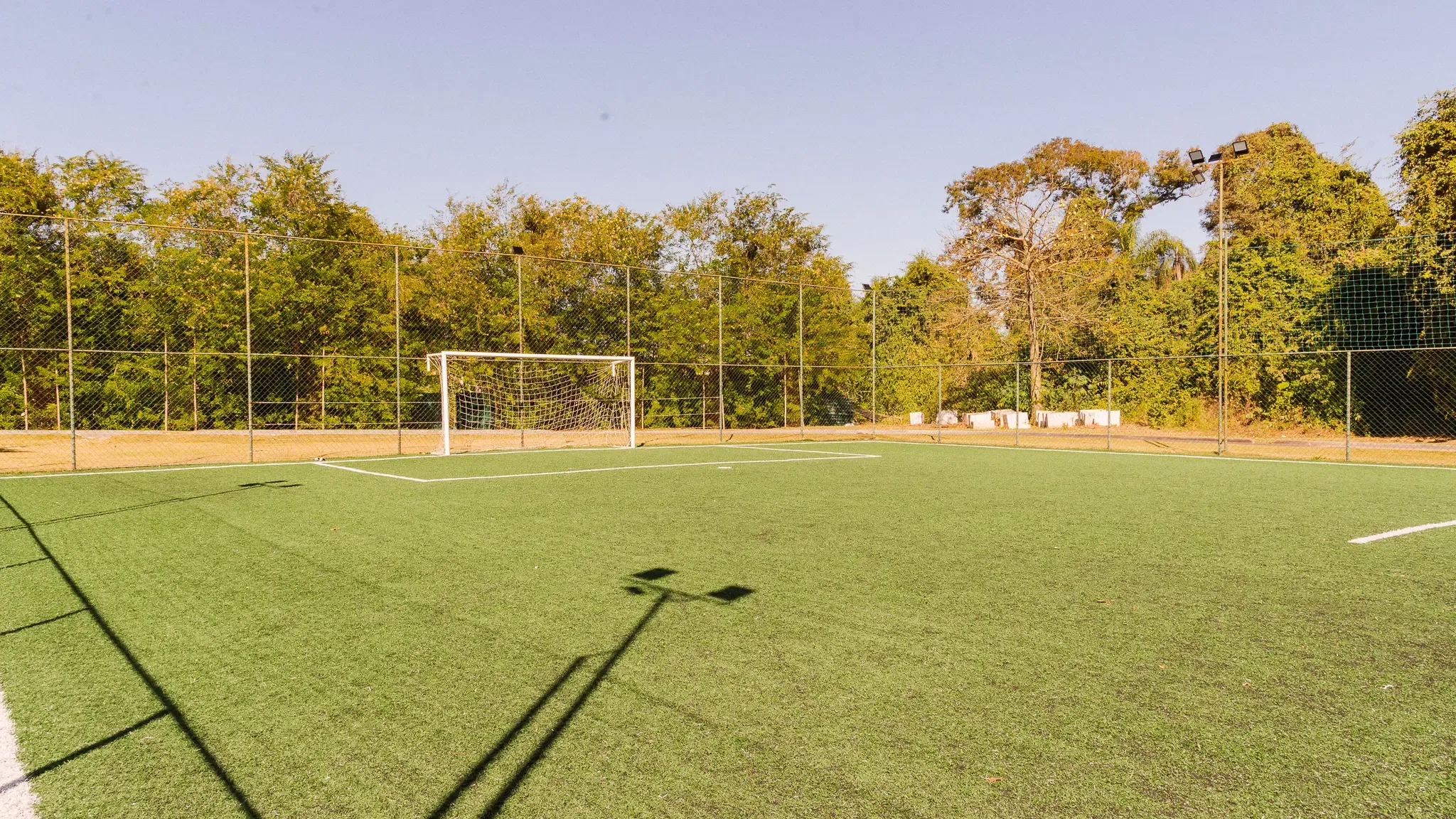 Quadras esportivas e lazer ativo