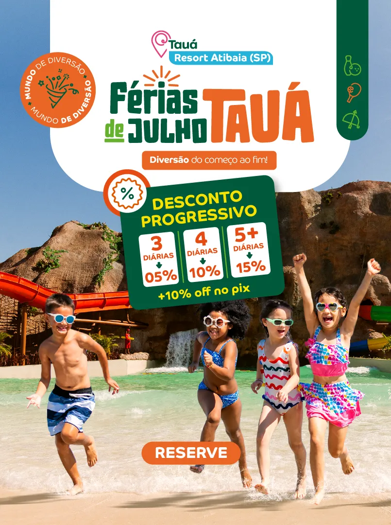 Promoção férias de julho Atibaia