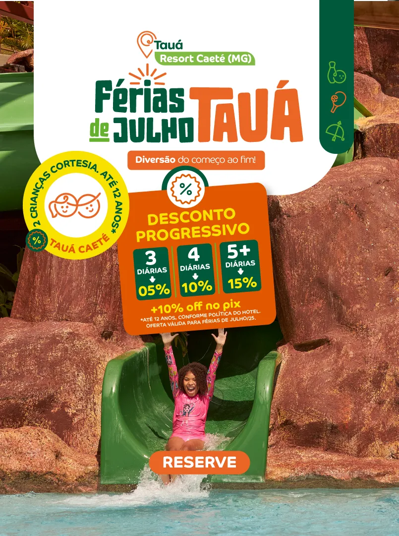 Promoção férias de julho Caeté