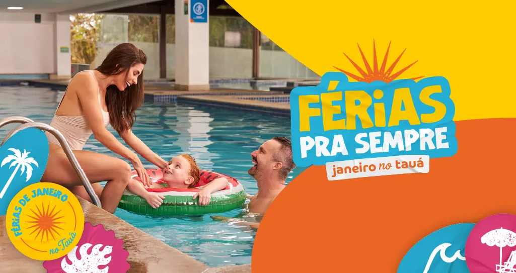 Férias de janeiro no Tauá Caeté
