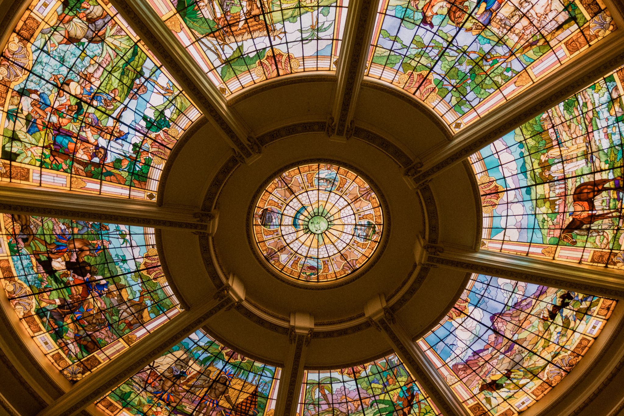vitral do teto