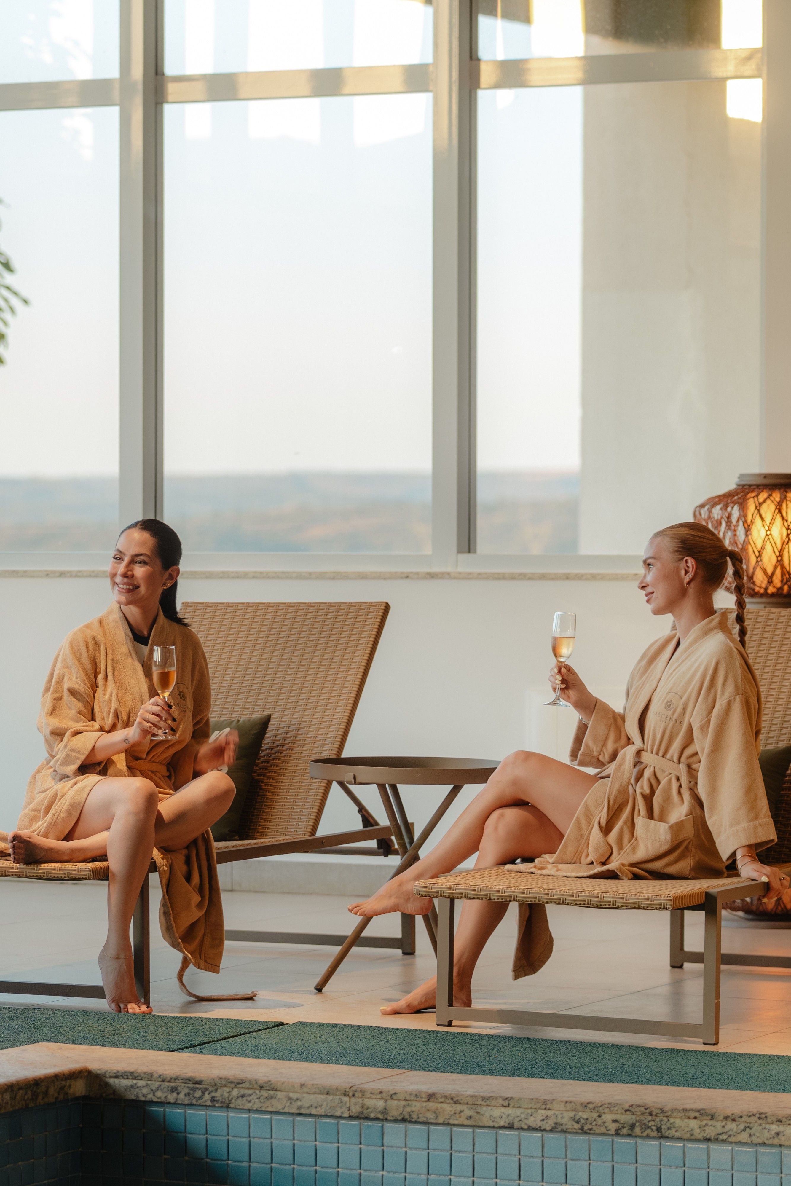 mulheres no spa