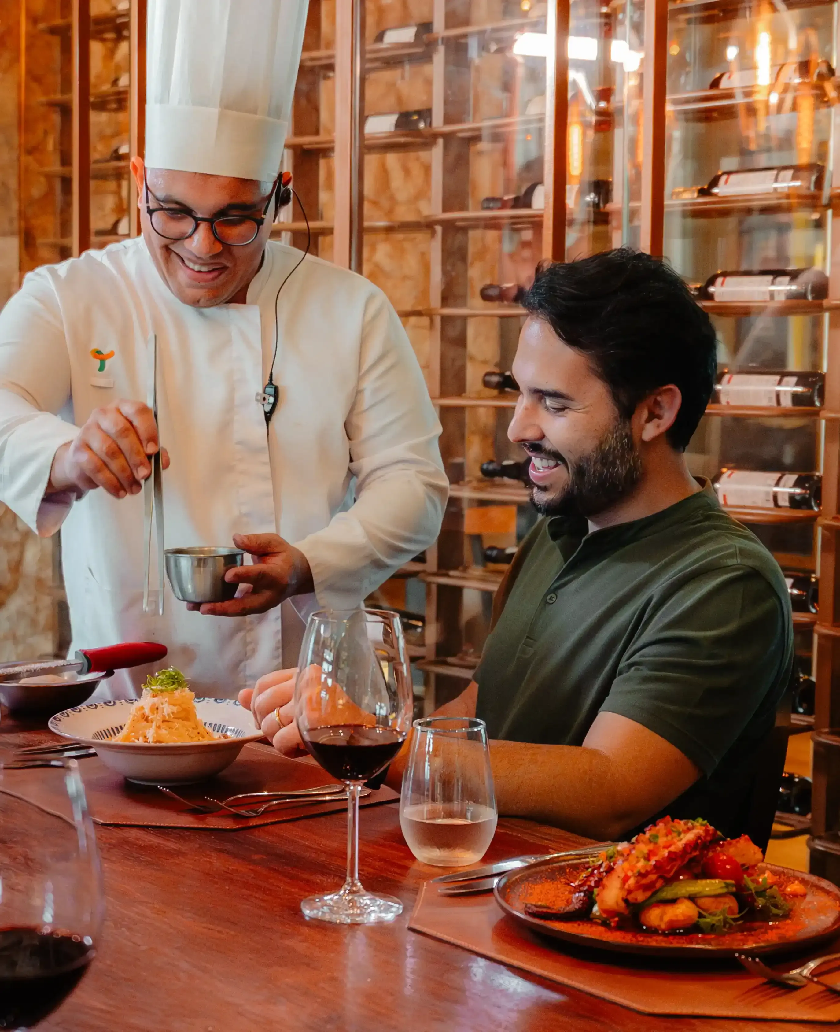 Restaurante com pensão completa